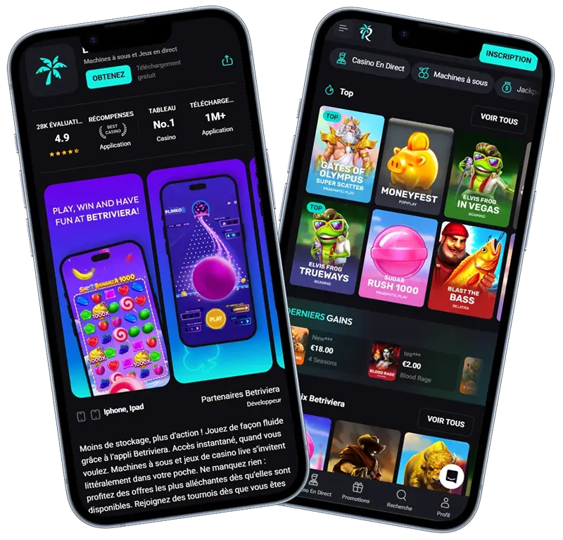 Betriviera Casino Expérience Mobile